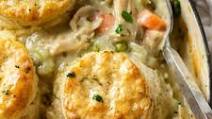 Chicken Pot Pie with Biscuits Chicken Pot Pie with Biscuits