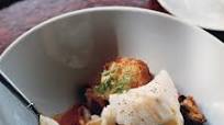 Cod with Mussels, Chorizo, Fried Croutons, and Saffron Mayonnaise Cod with Mussels, Chorizo, Fried Croutons, and Saffron Mayonnaise