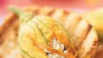 Stuffed Squash Blossom Bruschetta Stuffed Squash Blossom Bruschetta
