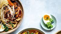 Charred chicken ramen bowls Charred chicken ramen bowls