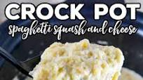 Crock Pot Spaghetti Squash and Cheese Crock Pot Spaghetti Squash and Cheese