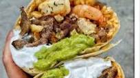 Monster steak and shrimp burritos Monster steak and shrimp burritos
