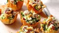 Caesar Salad Wonton Cups Caesar Salad Wonton Cups