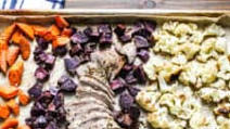 Sheet Pan Pork Tenderloin with Cauliflower, Carrots, and Purple Potatoes (AIP) Sheet Pan Pork Tenderloin with Cauliflower, Carrots, and Purple Potatoes (AIP)