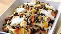 Layered Chicken Black Bean Enchiladas Layered Chicken Black Bean Enchiladas