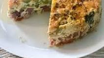 Broccoli Frittata with Ham and Peppers Broccoli Frittata with Ham and Peppers