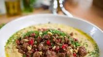 Hummus with Meat All Over It Hummus with Meat All Over It