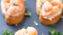 Shrimp Scampi Crostini Shrimp Scampi Crostini