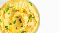 Lemon and Turmeric Sprouted Chickpea Hummus Lemon and Turmeric Sprouted Chickpea Hummus