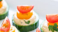 Vegan Cucumber Hummus Bites Vegan Cucumber Hummus Bites
