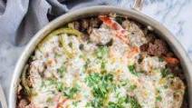 Philly Cheesesteak Skillet Philly Cheesesteak Skillet