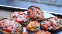 Mushroom and Tomato Bruschetta Mushroom and Tomato Bruschetta