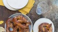 German-Style Soft Pretzels with Sweet Brown-Mustard Butter German-Style Soft Pretzels with Sweet Brown-Mustard Butter