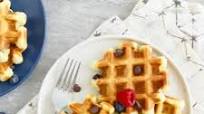 Healthyish Avocado Waffles Healthyish Avocado Waffles