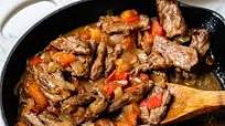 Colombian Carne Bistec - Colombian Steak with Onions and Tomatoes Colombian Carne Bistec - Colombian Steak with Onions and Tomatoes