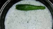 Green chilli Raita Green chilli Raita