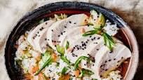 Confetti Rice with Chicken in Spicy Garlic Broth Confetti Rice with Chicken in Spicy Garlic Broth