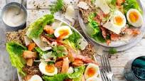 Caesar Salad with Hot Smoked Salmon Caesar Salad with Hot Smoked Salmon