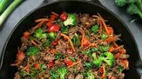 Korean Ground Beef Stir Fry {Easy, One Pot, 30-Minute Meal} Korean Ground Beef Stir Fry {Easy, One Pot, 30-Minute Meal}