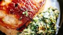 Spinach Stuffed Pork Chops Spinach Stuffed Pork Chops
