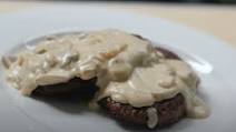 Beef Burgers with Creamy Mushroom Sauce Recipe Beef Burgers with Creamy Mushroom Sauce Recipe