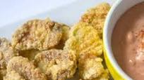 Fried Pickles & Tangy Dipping Sauce Fried Pickles & Tangy Dipping Sauce