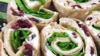 Turkey, Cranberry, and Spinach Roll-Ups Turkey, Cranberry, and Spinach Roll-Ups