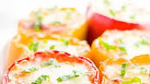 Low Carb Keto Lasagna Stuffed Peppers Recipe Low Carb Keto Lasagna Stuffed Peppers Recipe