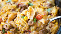 Easy Slow Cooker Taco Pasta Easy Slow Cooker Taco Pasta