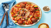 Classic Spaghetti and Meatballs with Zucchini & Parmesan Classic Spaghetti and Meatballs with Zucchini & Parmesan