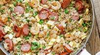 Kielbasa and Shrimp Fried Rice Kielbasa and Shrimp Fried Rice