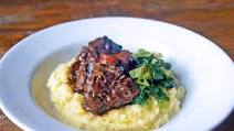 Slow-cooked braised ox cheeks in red wine Slow-cooked braised ox cheeks in red wine