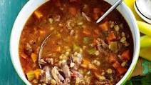 Lamb and barley soup Lamb and barley soup