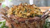 Crown Roast of Pork with Corn Bread-Poblano Stuffing Crown Roast of Pork with Corn Bread-Poblano Stuffing