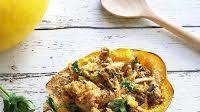 Vegetarian Spaghetti Squash Casserole Boats Vegetarian Spaghetti Squash Casserole Boats