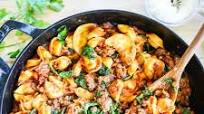 Italian Sausage Tortellini Skillet Italian Sausage Tortellini Skillet