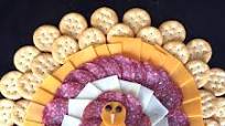 Thanksgiving Turkey-Shaped Cheese Platter Appetizer Thanksgiving Turkey-Shaped Cheese Platter Appetizer
