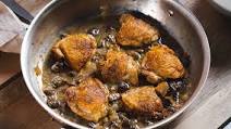 Pan-Roasted Chicken Thighs with Mushrooms and Thyme Recipe Pan-Roasted Chicken Thighs with Mushrooms and Thyme Recipe