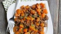 Spicy Ground Beef and Butternut Squash Spicy Ground Beef and Butternut Squash