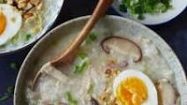 Easy congee with chicken & mushroom (香菇鸡肉粥) Easy congee with chicken & mushroom (香菇鸡肉粥)