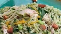 Edamame Pesto Chicken Pasta Edamame Pesto Chicken Pasta