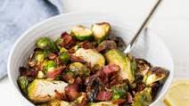 Air Fryer Brussels Sprouts and Bacon Air Fryer Brussels Sprouts and Bacon