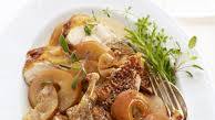 Pot-roasted Guinea Fowl with Calvados, Cream and Apples Pot-roasted Guinea Fowl with Calvados, Cream and Apples