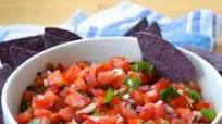 Easy Bruschetta Salsa with Tortilla Chips Easy Bruschetta Salsa with Tortilla Chips