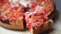 Chicago Style Deep Dish Sausage Pizza - Real Deep Dish Chicago Style Deep Dish Sausage Pizza - Real Deep Dish