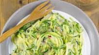 One Pot Creamy Garlic Zucchini Noodles One Pot Creamy Garlic Zucchini Noodles