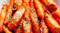 Honey Garlic Butter Roasted Carrots Honey Garlic Butter Roasted Carrots