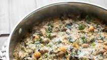Skillet Farro and Turkey Sausage Casserole with Kale and Sweet Potatoes Skillet Farro and Turkey Sausage Casserole with Kale and Sweet Potatoes