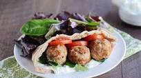 Greek Meatball Stuffed Pitas with Easy Tzatziki Sauce Greek Meatball Stuffed Pitas with Easy Tzatziki Sauce