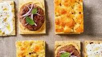 Focaccia Burgers with Hummus and Cucumber Focaccia Burgers with Hummus and Cucumber